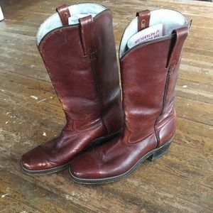 Vintage! Dingo brown leather boots